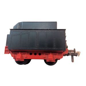 Fleischmann Tender for Steam Locomotive HO Black & Red, Vintage, Metal Wheels